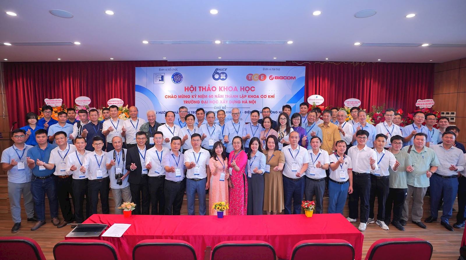 HỘI THẢO KHOA HỌC CHÀO MỪNG 60 NĂM THÀNH LẬP KHOA CƠ KHÍ – HUCE