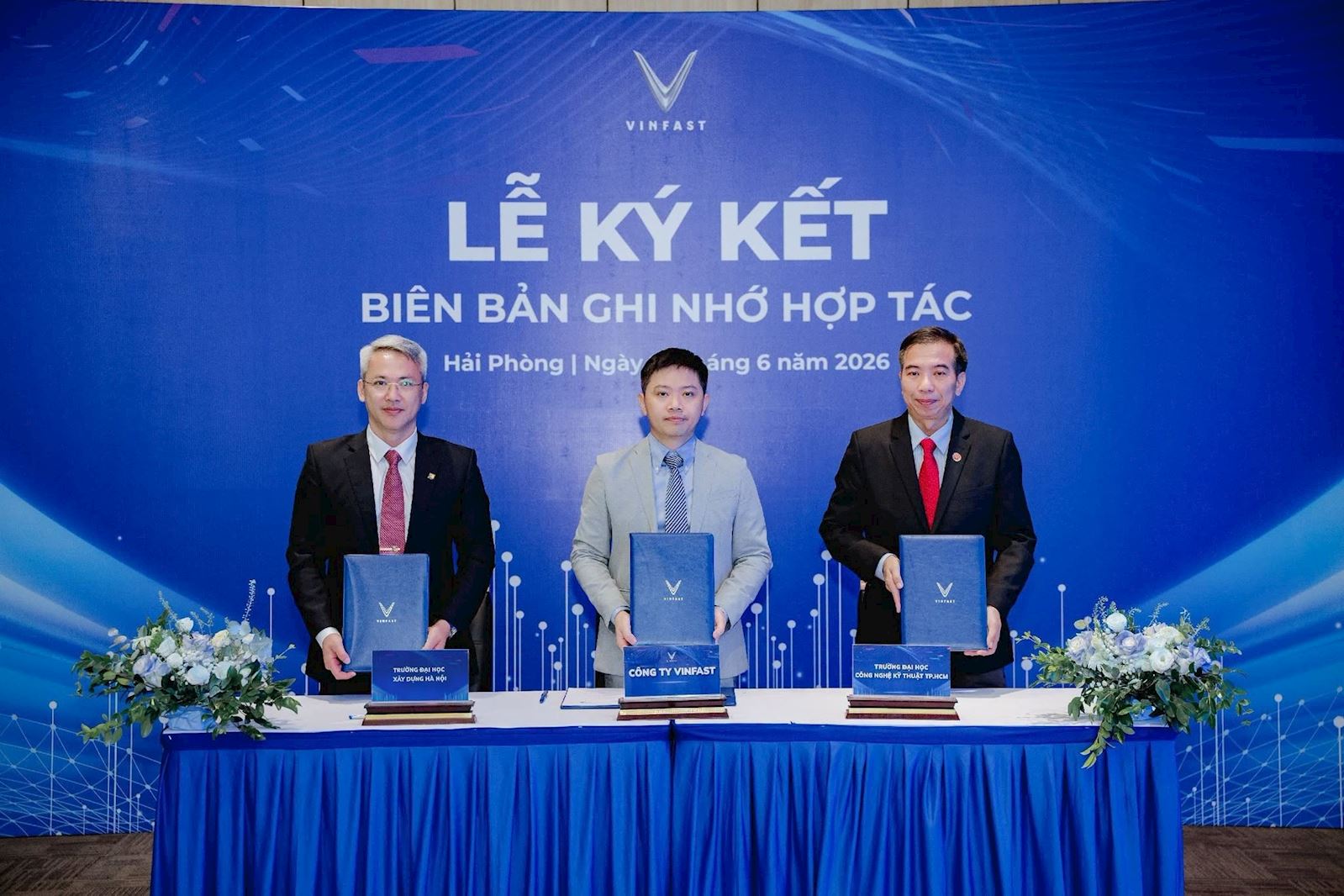 Trường Đại học Xây dựng Hà Nội và VinFast ký kết hợp tác đào tạo, nghiên cứu và phát triển nguồn nhân lực chất lượng cao